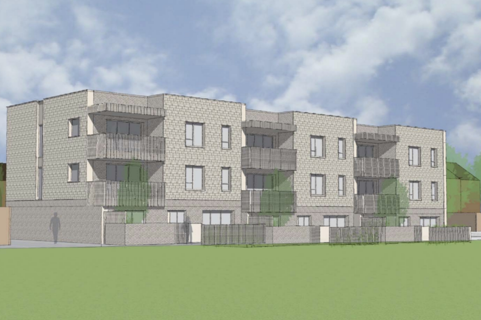 CGI visual for Catterick Way